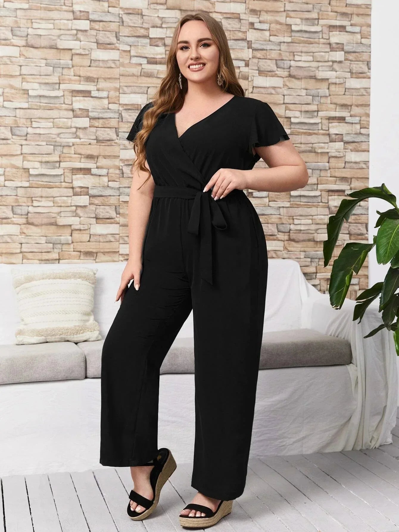 Macacão Feminino Plus Size Emma